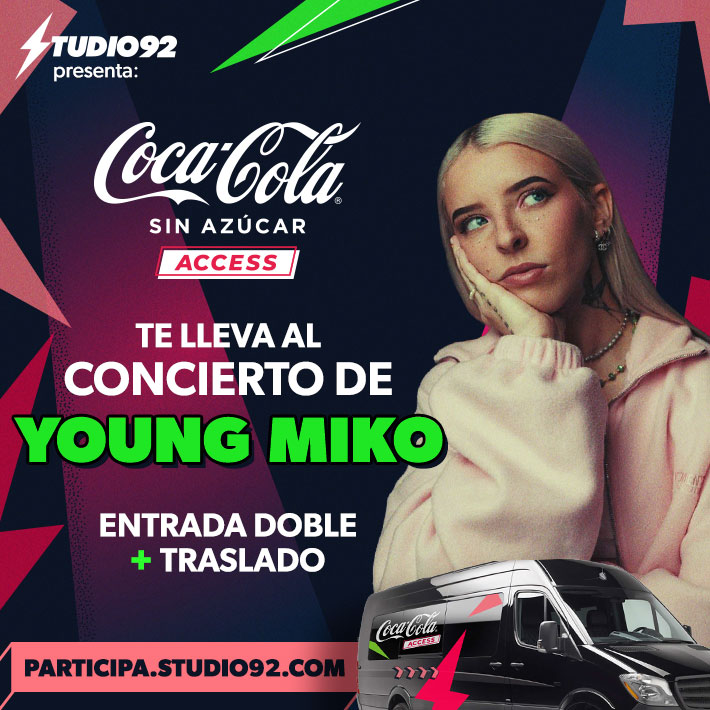 Coca Cola Access te lleva al concierto de Young Miko