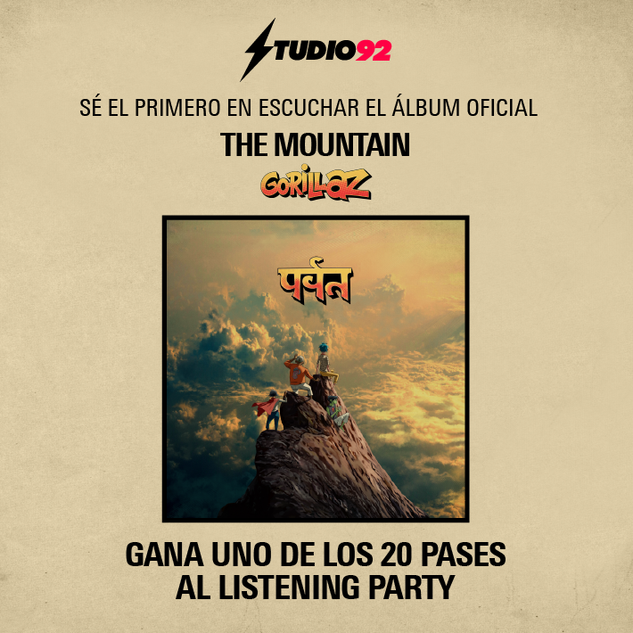 THE MOUNTAIN - GORILLAZ - GANA UN ACCESO AL LISTENING PARTY  